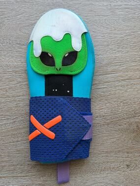 Absolutely Ridiculous Prince From Outer Space Alien Baseball Sliding Mitt